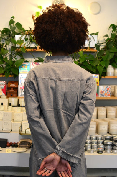 FRNCH PARIS - MAILA BLOUSE / POPOVER DENIM SHIRT