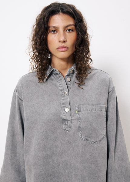 FRNCH PARIS - MAILA BLOUSE / POPOVER DENIM SHIRT
