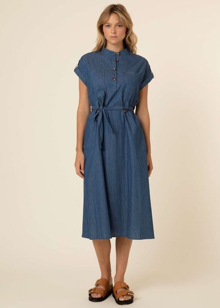 FRNCH PARIS - MALLAURY DRESS (DENIM BLUE)