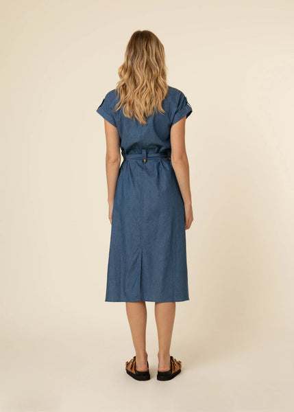 FRNCH PARIS - MALLAURY DRESS (DENIM BLUE)