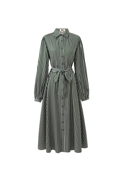 FRNCH PARIS - MENTHE DRESS (MOSS GREEN)