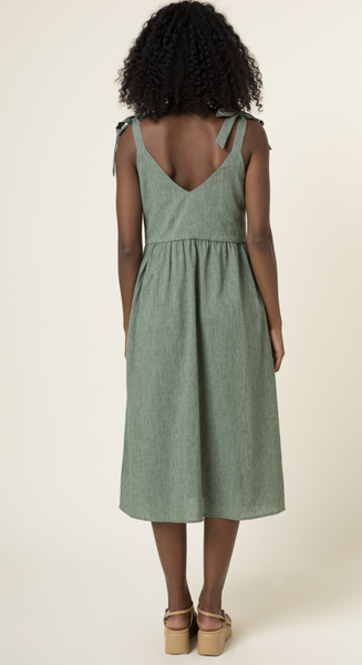 FRNCH PARIS -MORINA DRESS (OLIVE GREEN)