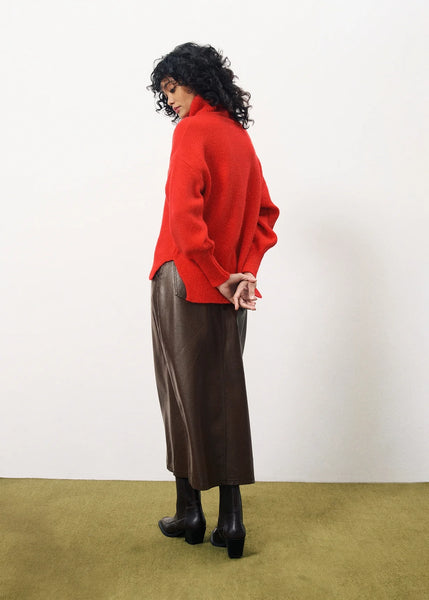 FRNCH - NASSIA SKIRT (CHOCOLATE)