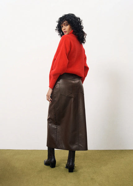 FRNCH - NASSIA SKIRT (CHOCOLATE)