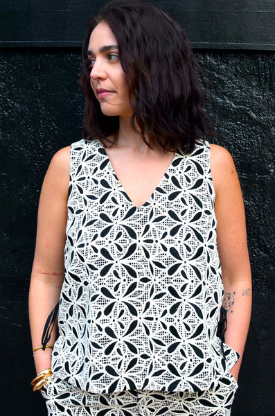 FRNCH PARIS - NAVAGIO TOP (BLACK)