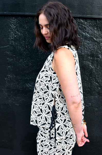 FRNCH PARIS - NAVAGIO TOP (BLACK)