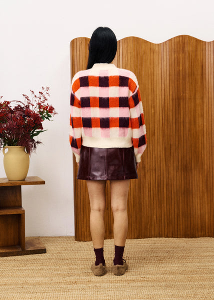 FRNCH PARIS - VIOLA CARDIGAN (ROSE)