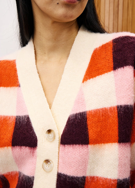 FRNCH PARIS - VIOLA CARDIGAN (ROSE)