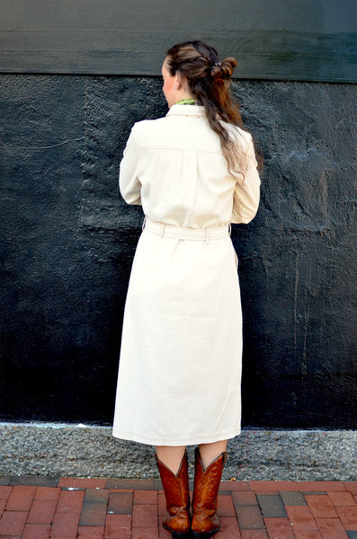 FRNCH - CLOTILDA SHIRT DRESS (BEIGE)
