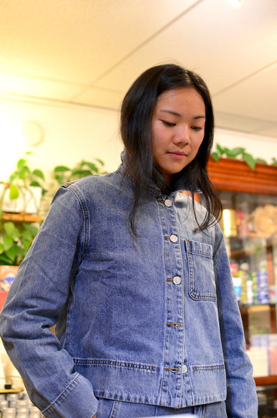 FRNCH PARIS - CAMUS DENIM JACKET (DENIM BLUE)