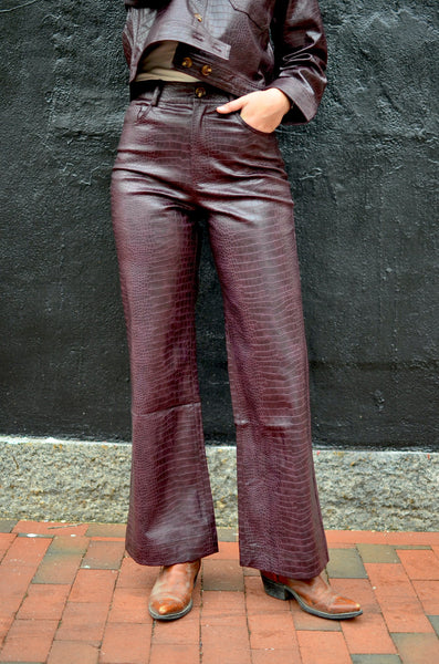 FRNCH - CHERRY PANTS (CHOCOLATE)