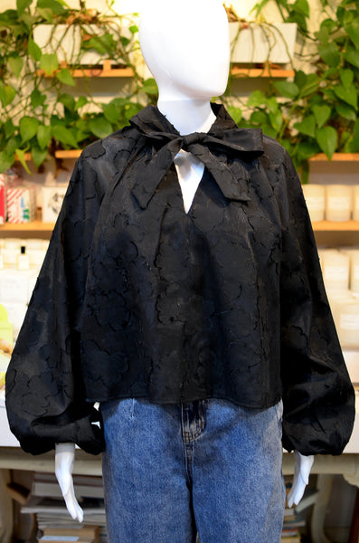 FRNCH PARIS - ESTEFAN BLOUSE (BLACK)