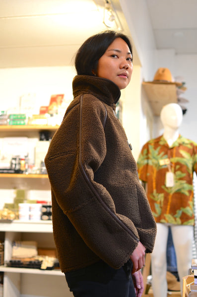 FRNCH PARIS - HONEYBUSH REVERSIBLE COAT (CHOCOLATE)