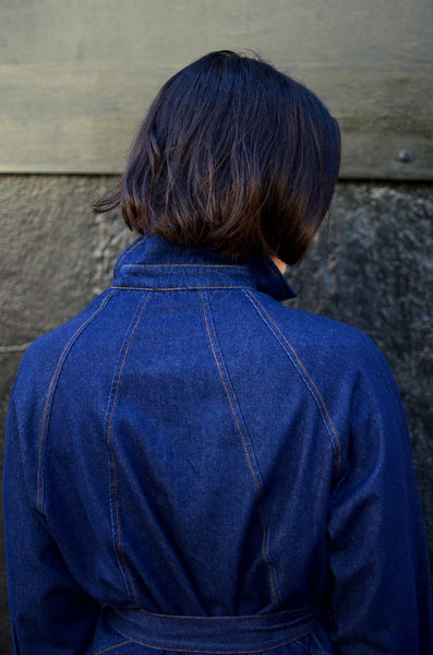 FRNCH - LISBETH SHIRT DRESS (NAVY DENIM)
