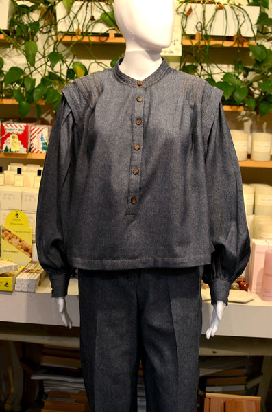 FRNCH - ONDINA BLOUSE (BLUE MARINE)