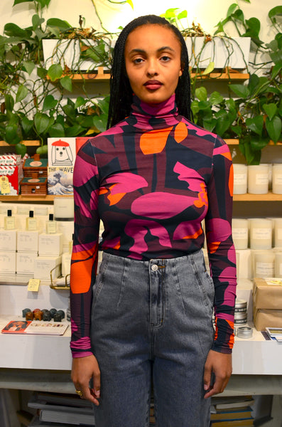 FRNCH PARIS - ORIGAN TOP (GEO FLEURS)