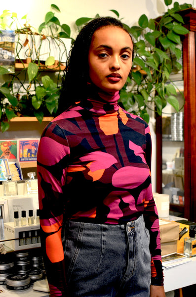 FRNCH PARIS - ORIGAN TOP (GEO FLEURS)