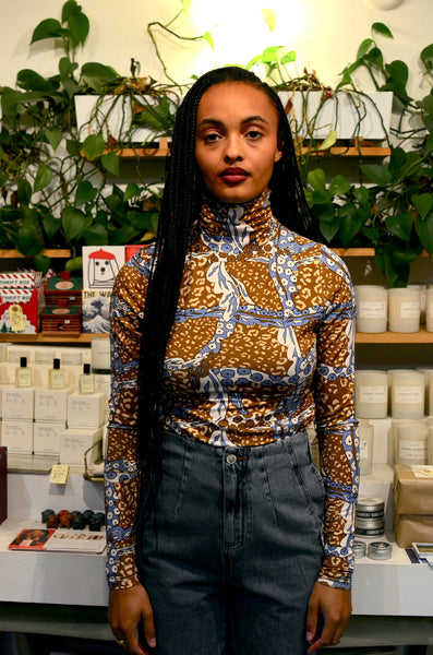 FRNCH PARIS - ROMARIN TOP (LEO VERT)