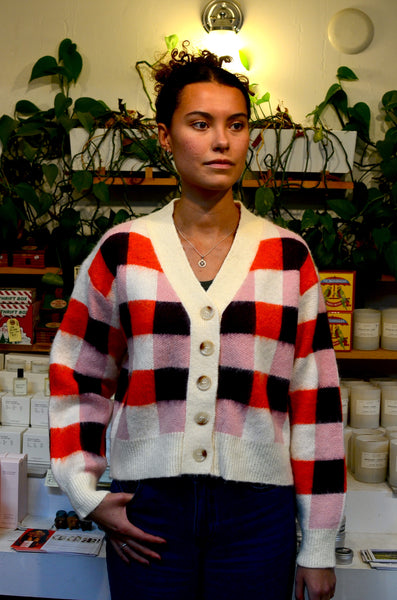 FRNCH PARIS - VIOLA CARDIGAN (ROSE)