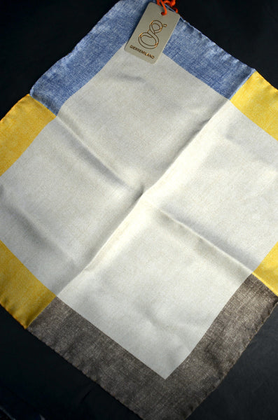 GIERREMILANO POCKET SQUARE (COLOR BLOCKED)