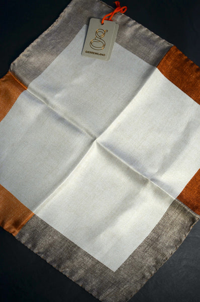 GIERREMILANO POCKET SQUARE (COLOR BLOCKED)
