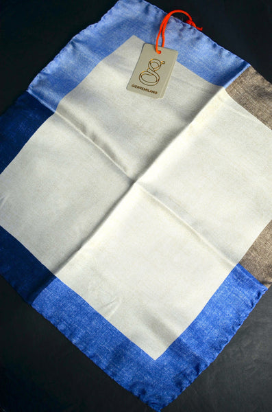 GIERREMILANO POCKET SQUARE (COLOR BLOCKED)
