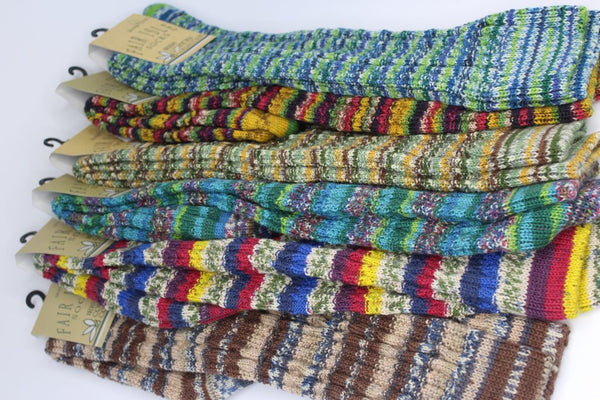 GRANGE CRAFT - FAIR ISLE SOCKS