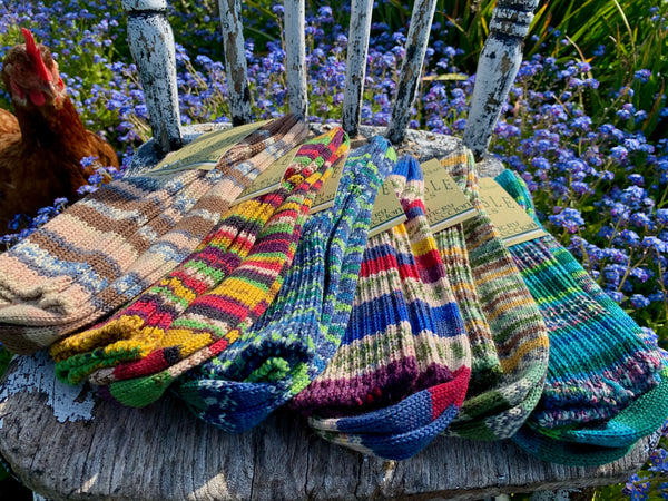 GRANGE CRAFT - FAIR ISLE SOCKS