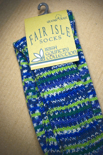 GRANGE CRAFT - FAIR ISLE SOCKS