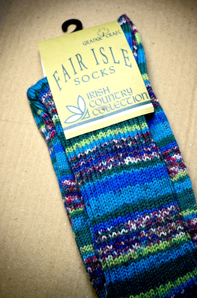 GRANGE CRAFT - FAIR ISLE SOCKS