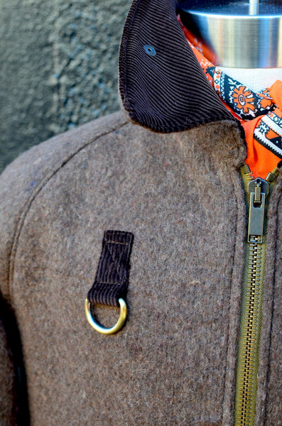 HERMA'S X PTC COLLAB - FIELD JACKET (SWISS ARMY BLANKET UPCYCLE)