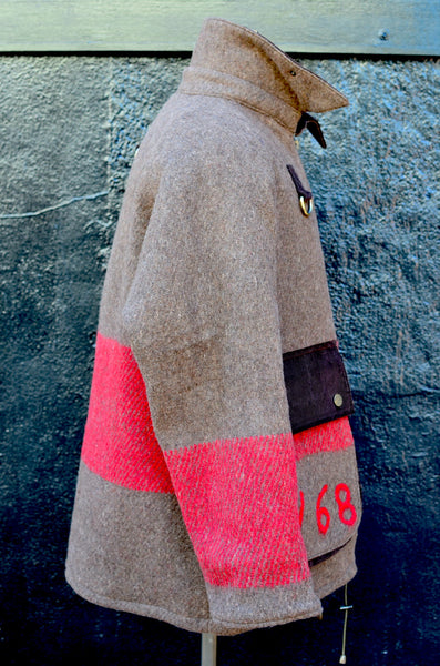 HERMA'S X PTC COLLAB - FIELD JACKET (SWISS ARMY BLANKET UPCYCLE)