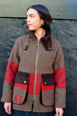 ジャケット・アウター sheller Handmade stitch wool jacket coat Sheller handmade stitch wool jacket coat