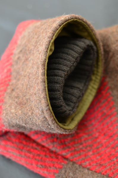 HERMA'S X PTC COLLAB - FIELD JACKET (SWISS ARMY BLANKET UPCYCLE)