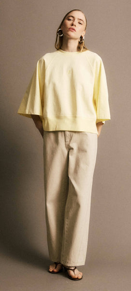 JIJI STUDIO PARIS - CLAUDE DENIM PANTS (CREAM)