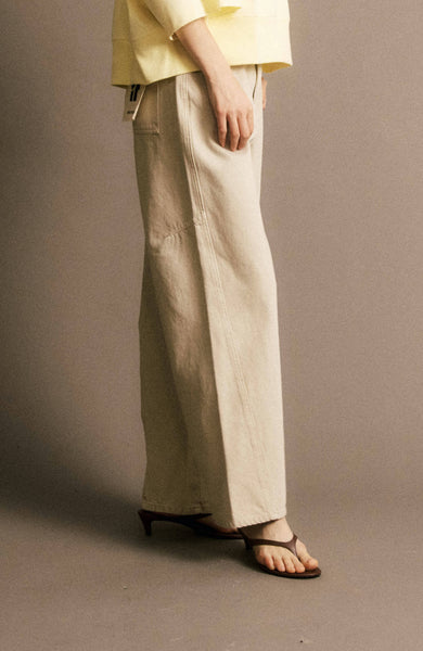 JIJI STUDIO PARIS - CLAUDE DENIM PANTS (CREAM)