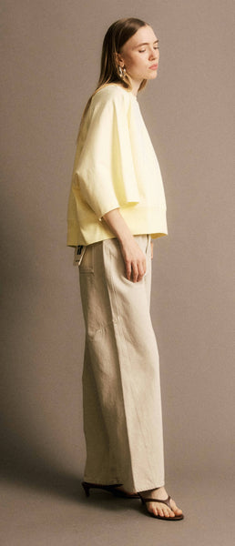 JIJI STUDIO PARIS - CLAUDE DENIM PANTS (CREAM)