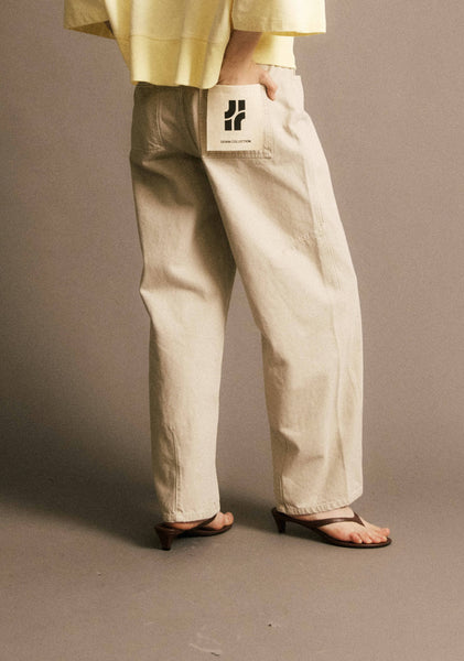 JIJI STUDIO PARIS - CLAUDE DENIM PANTS (CREAM)