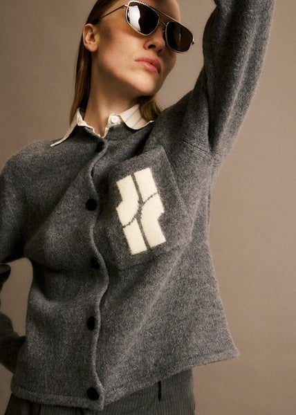 JIJI STUDIO PARIS - LEONE CARDIGAN (GREY)