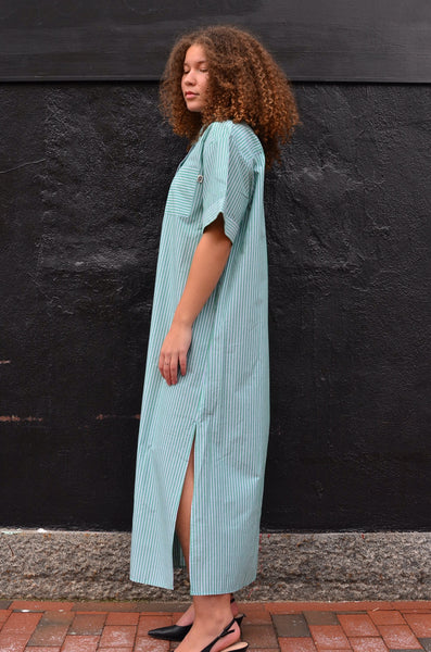 JIJI STUDIO PARIS - PASCAL SHIRT DRESS (GREEN)