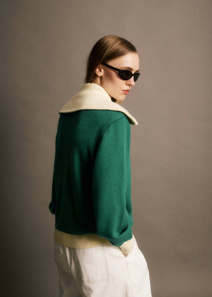 JIJI STUDIO PARIS - RENE CARDIGAN (GREEN)