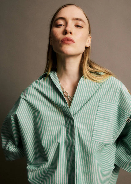 JIJI STUDIO PARIS - MARC SHIRT (GREEN)