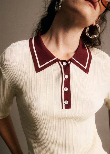 JIJI STUDIO PARIS - JEREMY POLO SHIRT (CREAM)