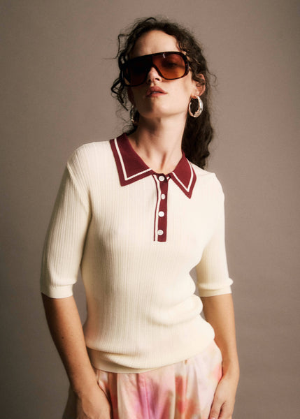 JIJI STUDIO PARIS - JEREMY POLO SHIRT (CREAM)