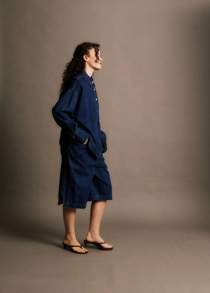 JIJI STUDIO PARIS - LAZARE BERMUDA SHORTS (BLUE DENIM)