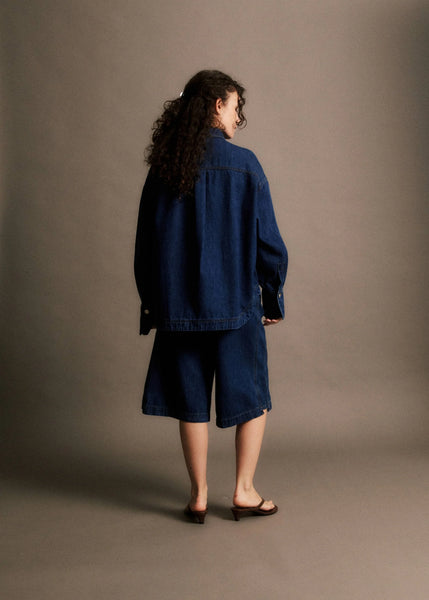 JIJI STUDIO PARIS - LAZARE BERMUDA SHORTS (BLUE DENIM)