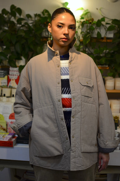 KAPPY DESIGN - PADDED SHIRT JACKET (UNISEX)