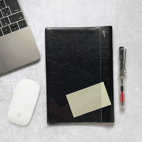 LACONIC - STYLE NOTEBOOK COVER (BLACK)