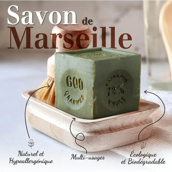 SAVON DE MARSEILLE - SOAP (OLIVE OIL) HARD MILLED