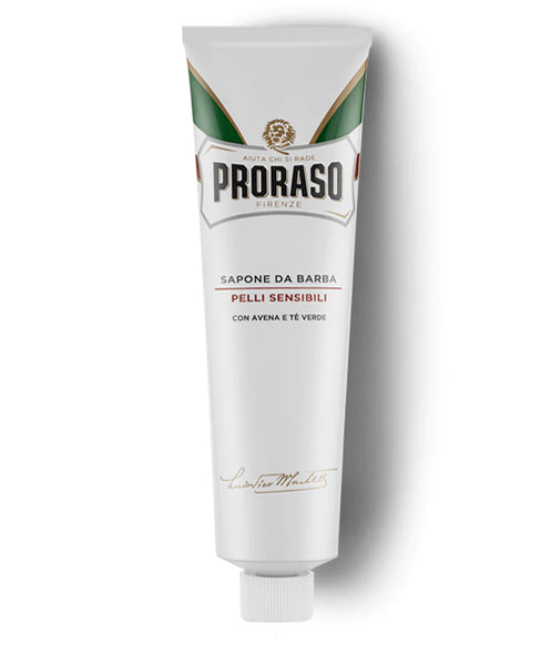 PRORASO SHAVING CREAM (TUBE) - WHITE - SENSITIVE SKIN (150ML)